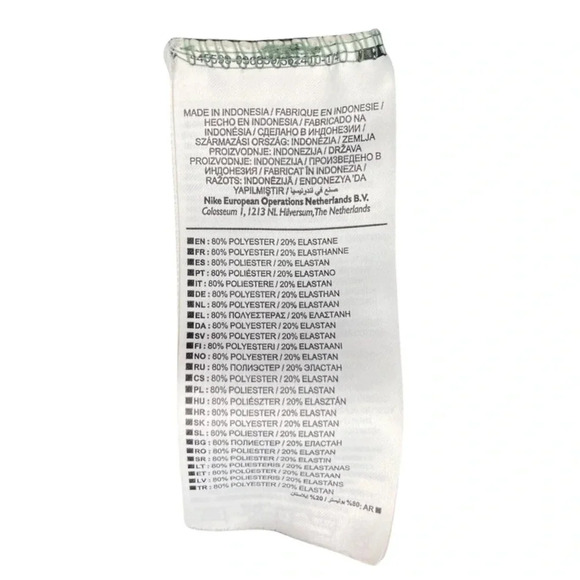 Nike Essential 7/8 Dri-Fit Pants in two-tone green size XS - Picture 7 of 7